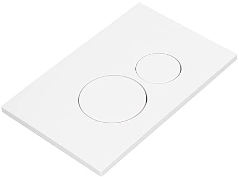 Tnfeeon Pannello del Serbatoio Dell'acqua del Gabinetto Pannello a Filo Doppio per L'installazione e la Manutenzione Semplici per il Serbatoio Dell'acqua del Bagno con Materiale ABS Bianco