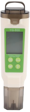 Oreilet Tester qualità Acqua, 7 in 1 PH Multifunzionale EC TDS SG Salt ORP Temperatura IP66 Tester Acqua Digitale per Piscina Acquario Pond Fish Tank, dalle 0 a 10000 Ppm