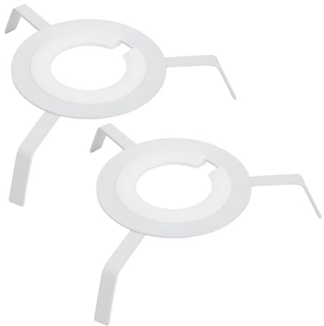 Briny River 2x Spider Duplex Lamp Shade Carrier Frame Adapter for B22 E27 Pendant Light Fittings
