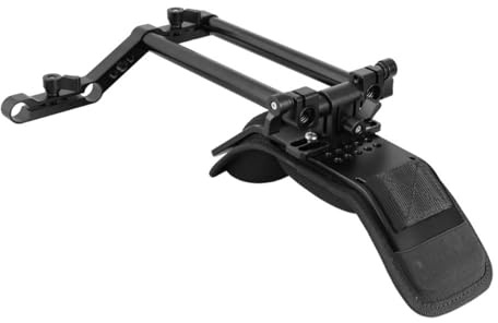 Supporto per treppiede da 15 mm, leggero, regolabile, per riprese confortevoli