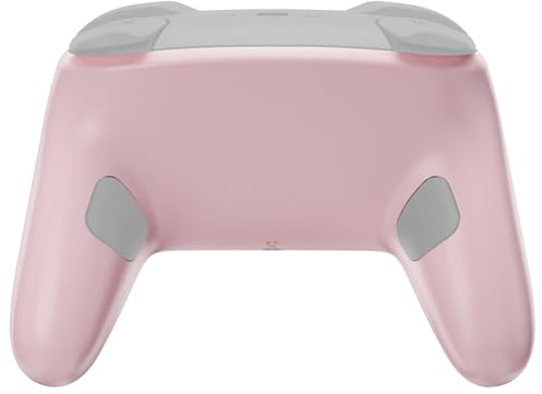 eXtremeRate Replacement Bottom Shell Compatible with Nintendo Switch 2 Pro Controller, Custom DIY Rear Plate Back Housing Cover Case for Switch 2 Pro Controller - Cherry Blossoms Pink