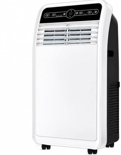 18000 BTU Condizionatore d'Aria Portatile 3-in-1 Cooler, deumidificatore e Ventilatore.unità CA Mobile silenziosa con Telecomando, Timer 24H, impostazioni a 3 velocità per camere Interne Fino a 55m2