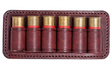 VlaMiTex J11 Patronenetui Echt-Leder Braun 16 kal