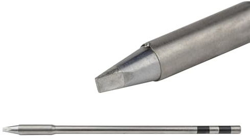 QUICK Dauerlötspitze gerade meißelförmig 2,4 mm breit Rapid-Kartuschen-Lötspitze für QUICK TS1200 Lötstation
