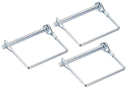 sourcing map 3Stk. Welle Sicherungsstift Kupplungsstift 6mm x 70mm | für Bauernhof Anhänger Wagen Rasen Garten Quadrat