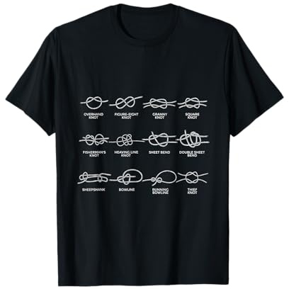 Seemannsknoten für Segeln und Motorbootfahren T-Shirt