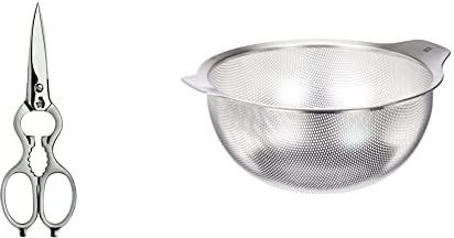 ZWILLING Vielzweckschere, Universalschere, Länge: 20 cm, Rostfreier Spezialstahl, Silber, Friodur & Sieb, Edelstahl, 24 cm