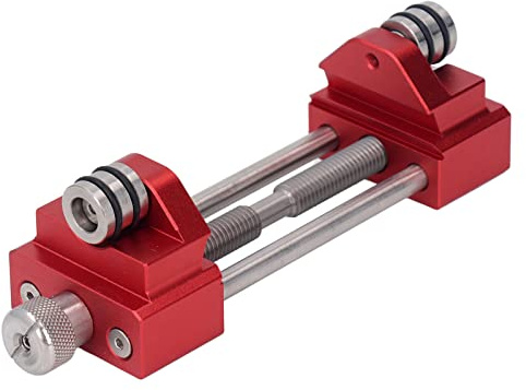 Guía de Afilado,Aleación de Aluminio, Afilador de Cincel Antideslizante con 2 Ruedas de Rodillos Extensibles, Afilador de Cuchillos de ángulo Fijo,Kit de Afilado de Cincel Portátil