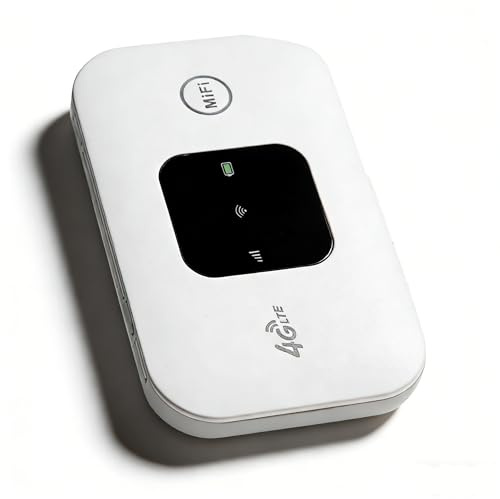 SUNGOOYUE Appareil Wi-FI Portable, Petit Routeur Wi-FI Mobile 4G Blanc Haute Vitesse pour Téléphone Portable, Tablette de Bureau