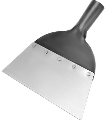 QWORK® Reinigungsschaufel, Gartenschaufel, Jäten Schaufel Ersatz Kopf, Garten Geräte, Manganstahl, 23 cm