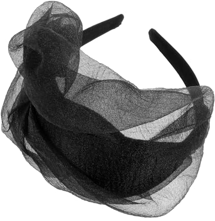 Lurrose Haarband Mit Fascinator Motiv Aus Stoff Damen Kopfschmuck Für Verlobungen Und Partys Leichter Retro Stil Schwarz Geeignet Für Elegante Frisuren