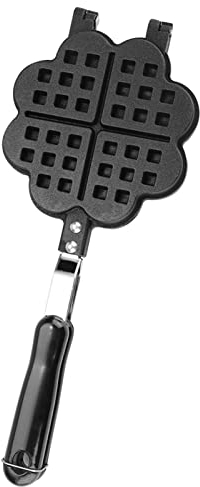 TYCIONG Waffle Baking 37X16X5 Forma de Corazón Hogar Cocina Gas Antiadherente Waffle Iron Pan Press Plate Baking Tool