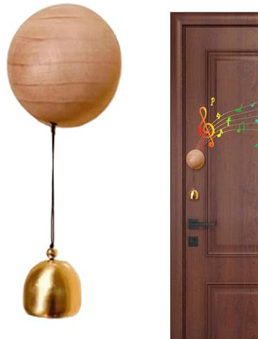 Générique Carillon de Porte pour entrée, Cloche de commerçant pour Ouverture de Porte - Carillon de Cloche à Vent d'ouverture de Porte en Bois,Carillon magnétique pour l'ouverture de Porte, Ornement