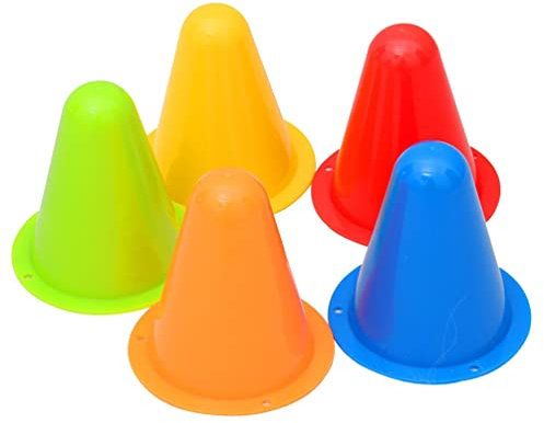 3-Zoll-Mini-Sportkegel, Fußball-Rollschuh-Spiel, Outdoor-Aktivitätskegel, Agility-Veranstaltungsortmarkierung, Kunststoff-Verkehrshütchen (Farbe: Gelb, Größe: 30 Stück)