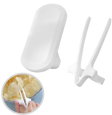 GCFTIFF Wiederverwendbare Finger Essstäbchen,Finger Chopsticks mit Etui | Snacking Tool,Party Supplies,Hand-Free Snack-Hilfe für Chips & Snacks beim Zocken,Geschenke für Gamer,Faule Hilfsstäbchen