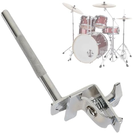 Wpsagek Cowbell Mount – Halterung für Schlagzeug-Set, stabiles Cowbell-Instrument, verstellbare Trommelklemme für Jazz-Trommel, Marmeladenblöcke, Tamburin
