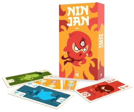 Helvetiq | Ninjan | Familienspiel | Kartenspiel für 2 bis 5 Spieler ab 7 Jahren