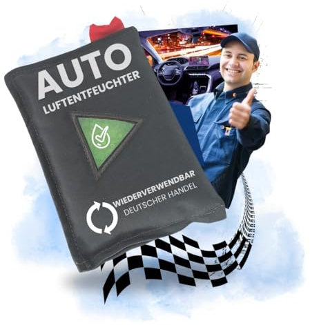 TronicXL 1 cojín deshumidificador para coche, reutilizable, accesorio para coche, camión, caravana, remolque, camping, condensación, bolsa deshumidificadora, granulado