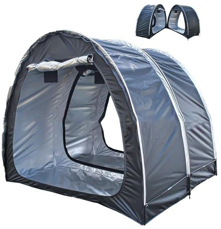 JXZDH Housse de vélo Tente de vélo 2 pièces, Stockage extérieur étanche, Peut être épissé, hangars extérieurs for Meubles de Patio, vélos, tentes de Stockage de Motos, Bleu(Black)