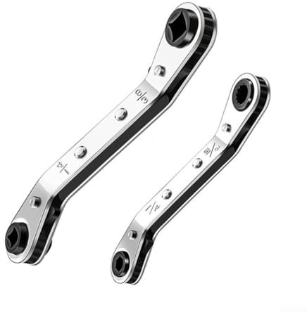 SPORTARC Schraubenschlüssel-Set, kompatibel mit verschiedenen Größen von Klimaanlagen (2 Schraubenschlüssel)