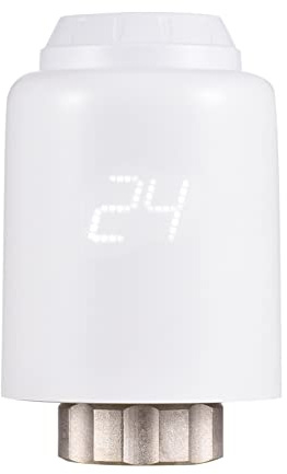 ACAGALA ZigBee-Thermostatventil für Heizkörper, programmierbar, intelligenter Heizkörperthermostat, APP-Steuerung, Sprachsteuerung, kompatibel mit Alexa Assistant