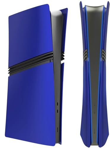 Placas frontales mate para PS5 Pro Edición Digital, recambio de carcasa lateral de plástico ABS, compatible con PlayStation 5 Pro, azul.
