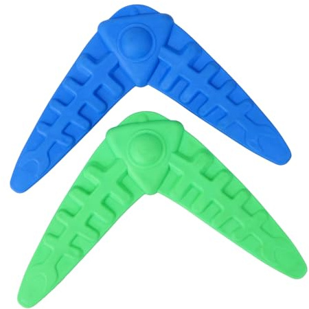 BESPORTBLE Hundetrainingspfeile 2 Stück Kauspielzeug aus TPR mit Darts Form und Fischgräten Design Robustes Haustier Flugspielzeug für Hunde und Welpen zum Apportieren und Zufällige Farbe