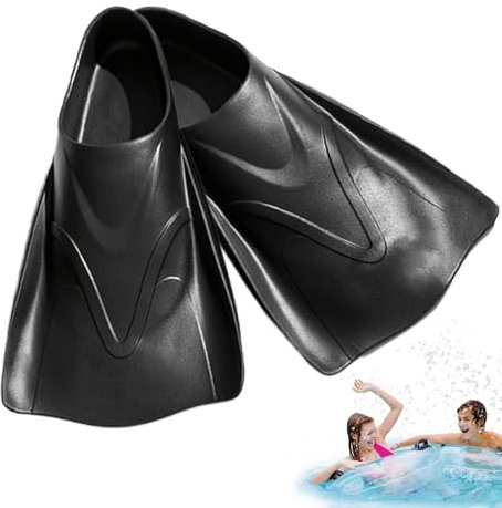 Pinne da nuoto | Pinne da piscina corte - Pinne corte antiscivolo galleggianti per allenamento quotidiano e competizione