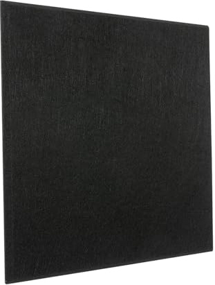 Lot de 18 Panneaux Insonorisants,Carreaux Muraux Haute Densité 9mm Panneaux Acoustiques Auto Adhésif 30 * 30cm,Pour Murs,Maison,Studio,Bureau (Noir)