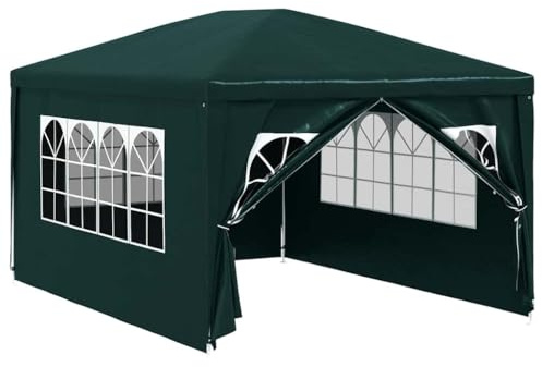 Tonnelle de Jardin, Tente de Réception Pavillon Barnum de Jardin 3x4 m Vert