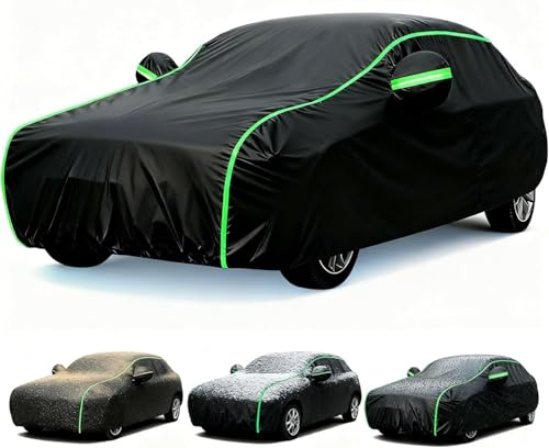 Autoabdeckung Winter für VW T5 T6, Autohülle zubehör Outdoor Auto Abdeckplane Wasserdicht Atmungsaktiv Vollgarage Autoplane Schneefest Car Cover lxy228y