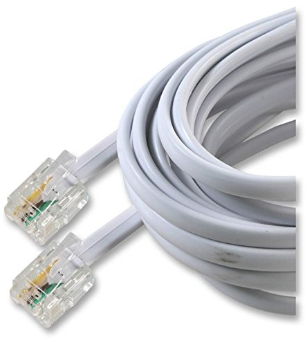 Pro Signal BT-115 RJ11 - Prolunga a banda larga/ADSL maschio, 15 m, bianco