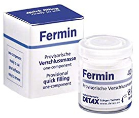 Fermin Provisorische Verschlusspaste Notfallset DIY Zahnzement 40g Glas