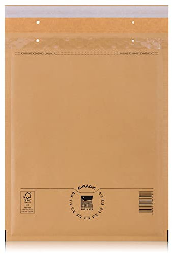 H8 100 St. Luftpolstertaschen Luftpolsterversandtaschen E-PACK H/8 Braun 290×370 Luftpolsterumschläge