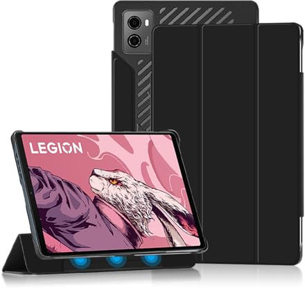 FDHYFGDY Hülle für Lenovo Legion Tab/Lenovo Legion Y700 2023 Magnetische Schutzhülle, Ultradünne und leichte Kühlschutzhülle - Mit automatischer Wake-/Sleep-Funktion, Schwarz