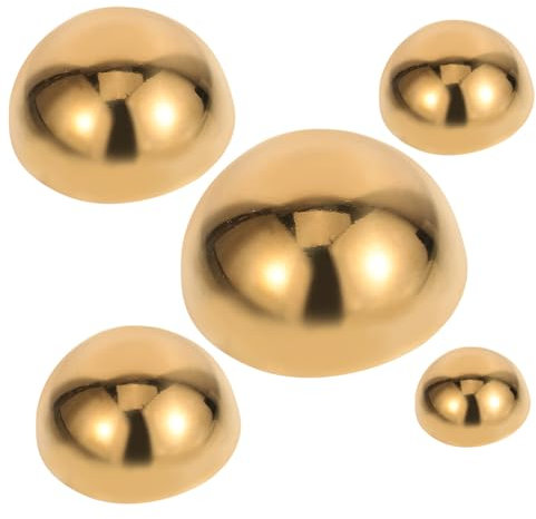 Milisten 5pezzi Sfere Decorative Inossidabile Per Giardino Palline Riflettenti Per Decorazioni Estive e Spazi Esterni