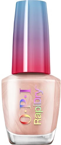 OPI RapiDry™ Smalto per Unghie Lunga Durata - Smalto Pesca Perlato, All Touchy Feely - Smalto ad Asciugatura Rapida, Vegan e a Prova di Sbavature (9ml)