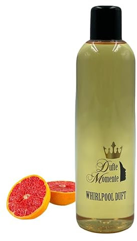 Dufte Momente Whirlpool Duft Grapefruit – 260 ml – fruchtig & frisch – schaumfrei für Whirlpool & Badewanne – sehr ergiebig – vegan & Made in Germany