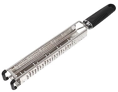 WATIIFUFU 1 Pc Râpe à Fromage Fromage Râpe Fine Zesteur De Cuisine à Main à Nourriture Zesteur De e à Oignon e Italien Rotative Silver Plastique