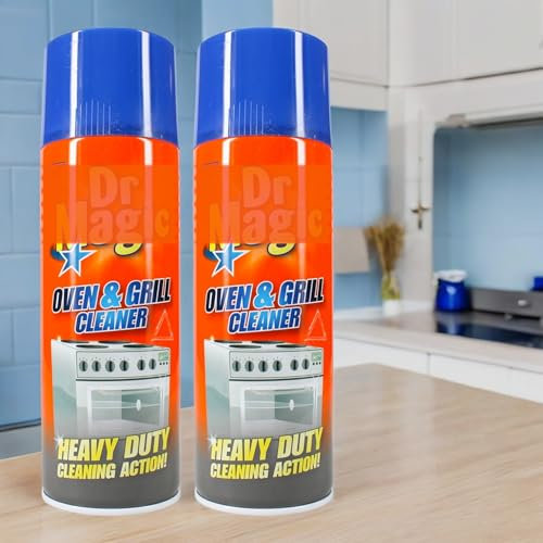 2 x 390ml Dŕ Magic Oven And Grill Cleaner,Ideal for cleaning ovens, pans, barbecue grills and stainless steel surfaces
