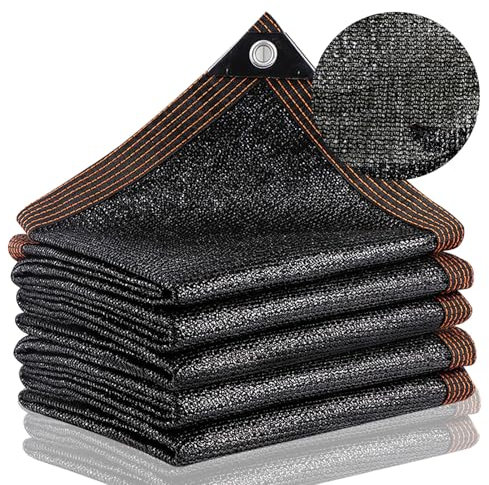 Rete Ombreggiante, 3x3m 95% Resistente Ai Raggi Uv Telo Ombreggiante Con Occhielli, Panno Ombreggiante Per Esterni Per Pergola Piante Da Patio Serra Pollaio Auto Piscina