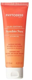 SYMBIO SUN - Gel per capelli esposti al sole, naturali o colorati, 125 ml, protezione UV, idratazione e disciplina