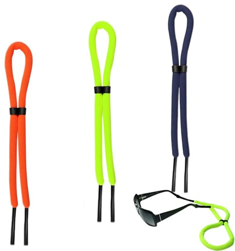 FWYDRJZC Adjustable Strap Safety Eyeglass Rope Floating Sunglass Strap Anti-Lost Eyewear Retainer Eye Glasses String Holder Cord Band Spectacles Lanyard for Water Sports Accessories
