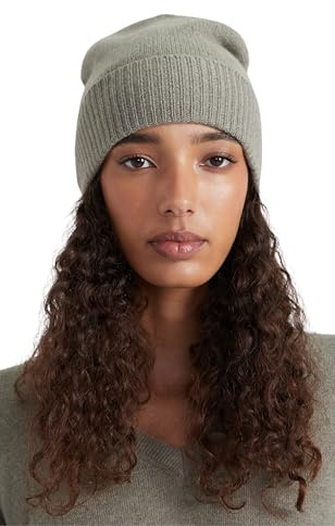 Style & Republic Kaschmir Sport Mütze-Beanie Damen aus 100% Cashmere - Dein kuscheliger Premium Beanie für stilvolle Herbst- & Winter-Momente, One-Size/Einheitsgröße