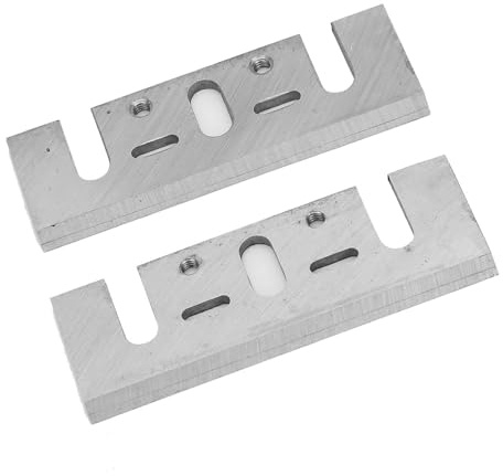 Fockety Palette/aile de Raboteuse électrique HSS pour le Travail du Bois, Palette/aile de Rechange en Acier Rapide Durable pour le Bois Dur pour Raboteuse Portative