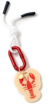 PLCPDM Pendentif Chaîne en Acier Inoxydable pour Décoration de Sac et Cadeau Mode Accessoires Charms, Écrevisses.