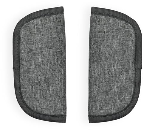 Gürtel & Schritt, Universal passend für die meisten Kinderwagen, Buggy, Auto Sitz Pads Schulterriemen p038-black