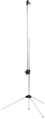 Amig - Doccia esterna regolabile 1,35-2,35 metri per giardini, picche o campings | portatile e leggera in alluminio e ABS con supporto per treppiede stabile e leva di regolazione dell'altezza