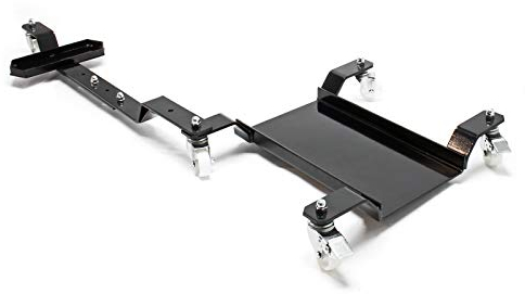 Wiltec Carrello sposta Moto Ausilio di manovra e parcheggio Ruota Posteriore Cavalletto Laterale Max 360kg