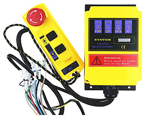 A2HH Télécommande industrielle sans fil étanche à la poussière Interrupteur pour palan électrique grue de levage et conduite industrielle 1 émetteur + 1 récepteur AC 220 V (AC 220 V)